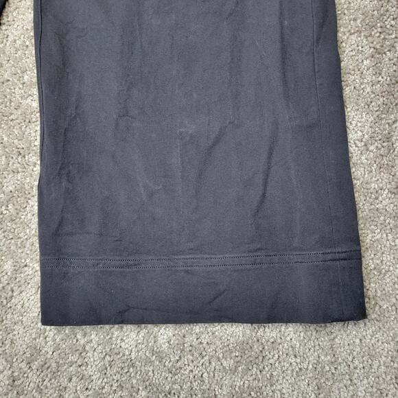 Spanx The Perfect Pant Wide Leg Cropped Pull On Black With Pockets Size Small - Picture 2 of 8